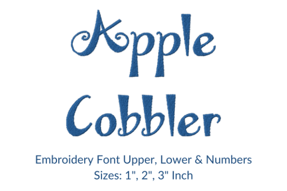 Apple Cobbler Font: A Stitch of Character