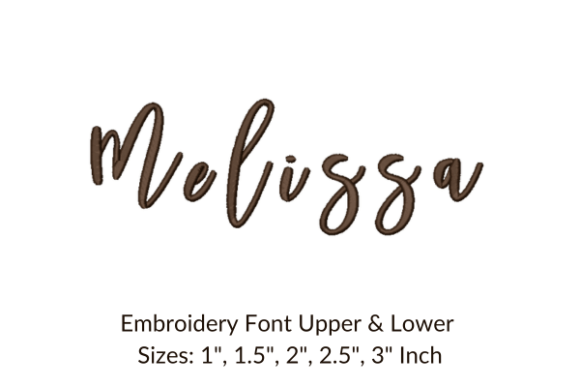 Mastering Personalization with Melissa Font Embroidery Design