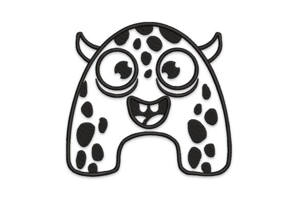 Monster Alphabet Letter A: Adding Whimsy to Your Embroidery Projects