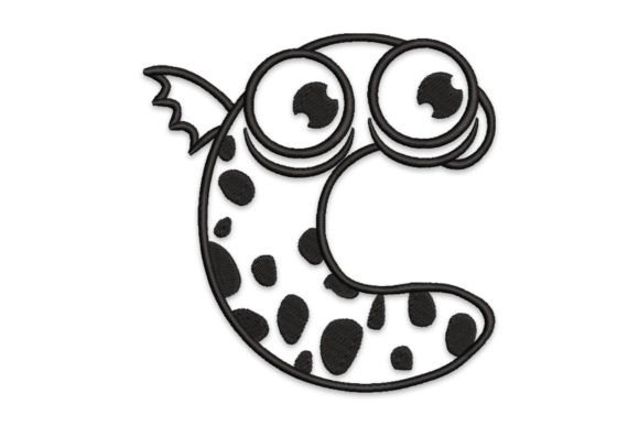 Monster Alphabet Letter C: Adding Whimsical Charm to Your Embroidery Projects