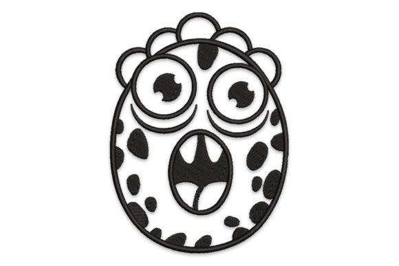 Monster Alphabet Letter O: A Whimsical Embroidery Design for Your Creative Projects