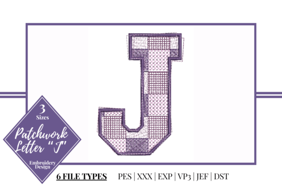 Patchwork Letter J: A Modern Stitch for Personalized Style