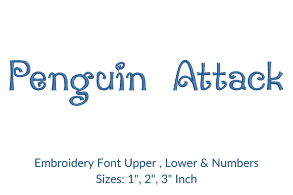 Penguin Attack Fonts Embroidery Design: A Practical Evaluation