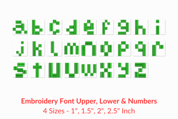 Pixopedia Font: Elevate Your Machine Embroidery Designs