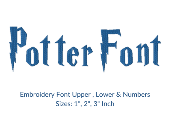 Potter Font Embroidery Design: A Guide to Personalized Text on Fabric