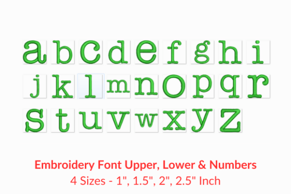 The Typewriter Font: A Vintage Standard for Modern Machine Embroidery