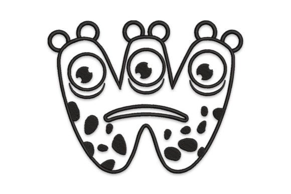Transforming Textiles: The Creative Power of the Monster Alphabet Letter W